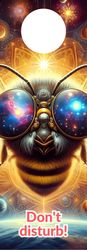 Universe-Eyed Bee Door Hanger - 4K