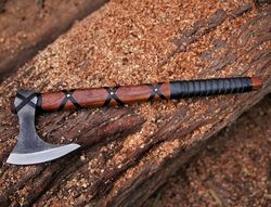 ragnar viking axe hand forged carbon steel handmade axe camping axe with cover