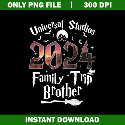 Family Trip Brother png, Harry Potter png, logo shirt png, logo design png, digital file png, Instant download.