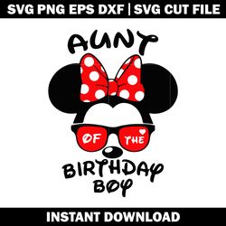 Aunt mouse svg, minnie mouse head svg, Disney svg, logo shirt svg, logo design svg, digital file svg, Instant download.