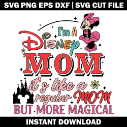 In a Disney mom svg, Minnie mouse svg, Disney vacation svg, logo shirt svg, digital file svg, Instant download.