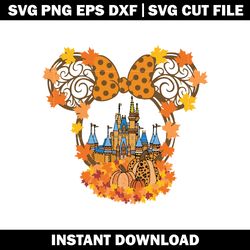 Mickey castle svg, halloween svg, Disney halloween svg, logo shirt svg, digital file svg, Instant download.