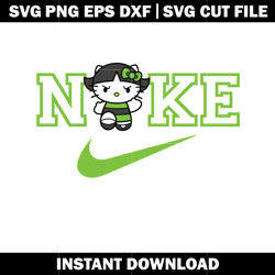 Hello Kitty Buttercup The Powerpuff Girl Nike svg, hello kitty svg, logo nike svg, digital file svg, Instant download.