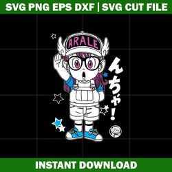 Arale Svg, Norimaki Arale Svg, anime svg, logo shirt svg, logo design svg, Digital file, Instant download.