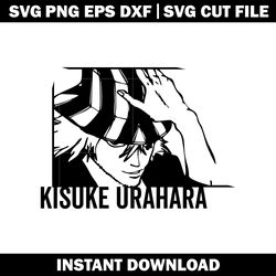 Bleach Anime Kisuke Urahara svg, Anime svg, logo shirt svg, logo design svg, Digital file, Instant download.