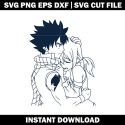 Natsu Dragneel Svg, Lucy Heartfilia Svg, Anime svg, logo shirt svg, logo design svg, Digital file, Instant download.