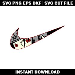 Nike X Sasuke svg, Nike Logo svg, Anime svg, logo shirt svg, logo design svg, Digital file, Instant download.