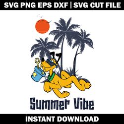 Summer Colorful Vibe cartoon svg, Disney vacation svg, logo design svg, Digital file, Instant download.