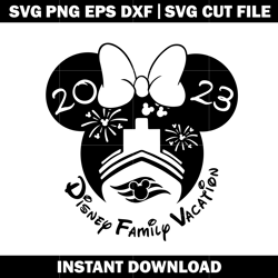 Disney Cruise ship svg, Vacation 2023 vacation svg, Disney vacation svg, logo design svg, Digital file, Instant download