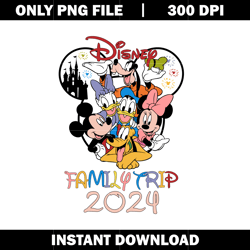 Funny Mickey & Co cartoon png, Vintage Disney png, Disney vacation png, logo design png, Digital file, Instant download.