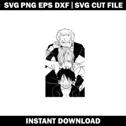 Outline Luffy Svg, One Piece Luffy Anime Svg, Anime svg, logo shirt svg, logo design svg, Digital file, Instant download