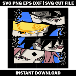 Canvas Wall Art Anime Naruto Hangs svg, anime svg, logo shirt svg, logo design svg, Digital file, Instant download.