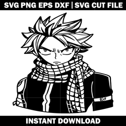 Natsu Dragneel svg, wandering god svg, anime svg, logo shirt svg, logo design svg, Digital file, Instant download.