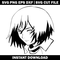 Mikasa Ackerman anime svg, anime svg, logo shirt svg, logo design svg, Digital file, Instant download.