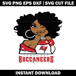 Arizona Cardinals girl Svg, Tampa Bay Buccaneers Svg, Nfl png, Sport svg, digital file svg, Instant download.
