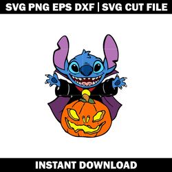 Stitch Pumpkin Spooky svg, Halloween svg, Disney halloween svg, logo shirt svg, digital file svg, Instant download.