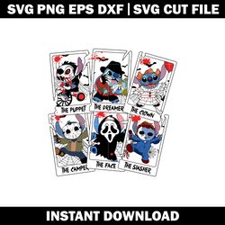 Lilo and Stitch Tarot Cards svg, Halloween svg, Disney halloween svg, logo shirt svg, digital file svg, Instant download