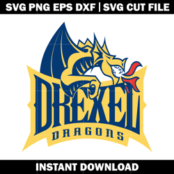 Drexel dragons logo Svg, Ncaa png, Logo Sport svg, logo shirt svg, digital file svg, Instant download.