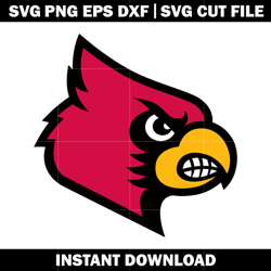 Louisville Cardinals Logo Svg, Ncaa png, Logo Sport svg, logo shirt svg, digital file svg, Instant download.