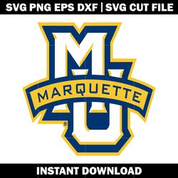 Marquette University Logos Svg, Ncaa png, Logo Sport svg, logo shirt svg, digital file svg, Instant download.