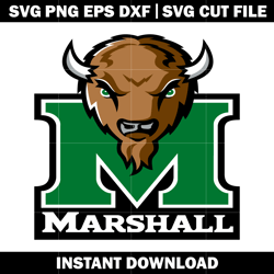 Marshall University Logos Svg, Ncaa png, Logo Sport svg, logo shirt svg, digital file svg, Instant download.