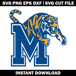 University of Memphis Logos Svg, Ncaa png, Logo Sport svg, logo shirt svg, digital file svg, Instant download.