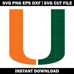 University of Miami Logos Svg, Ncaa png, Logo Sport svg, logo shirt svg, digital file svg, Instant download.