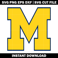 Michigan University Logos Svg, Ncaa png, Logo Sport svg, logo shirt svg, digital file svg, Instant download.