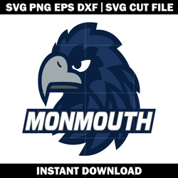 Monmouth hawks Logo Svg, Ncaa png, Logo Sport svg, logo shirt svg, digital file svg, Instant download.