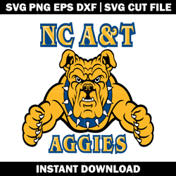 North Carolina Agricultural svg, Ncaa png, Logo Sport svg, logo shirt svg, digital file svg, Instant download.