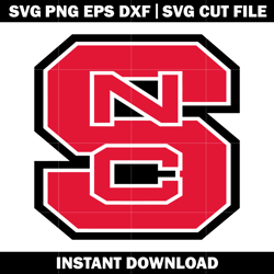 North Carolina State University svg, Ncaa png, Logo Sport svg, logo shirt svg, digital file svg, Instant download.