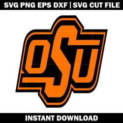 Oklahoma State University logo svg, Ncaa png, Logo Sport svg, logo shirt svg, digital file svg, Instant download.