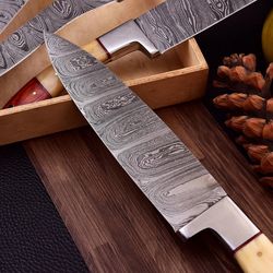 Handmade Chef Knives Set: Premium Kitchen Knife Collection | Damascus Chefs Knife