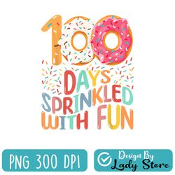 100th Day of School, Sprinkled with Fun, Donuts PNG, PNG files