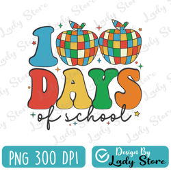 100 Days of School PNG, Teacher Student