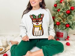 Christmas Akita Sweatshirt - Christmas Gift For Akita Owner - Dog Lover Christmas Hoodie - Dog Mom Christmas Sweater - A