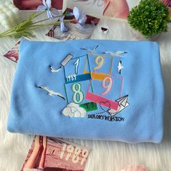 1989 Album Unisex sweatshirt, Embroidered 1989 sweatshirt ,Swiftie Christmas birthday gift hoodie