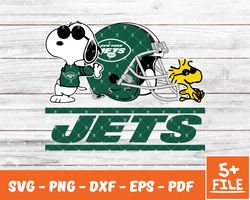 New York Jets Snoopy Nfl Svg , Snoopy NfL Svg, Team Nfl Svg 25