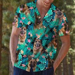 German Shepherd Tropical Hawaii Shirt