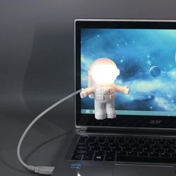 Spaceman Astronaut LED Flexible USB Light for Laptop PC Notebook