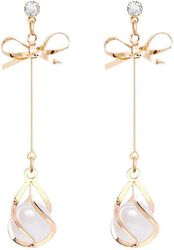Dazzling Crystal Butterfly Drop Dangle Earrings for Women