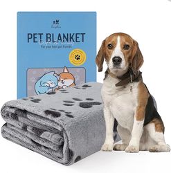 Small Fleece Dog Blankets Gift for Puppy Essential Calming Cat Bed Blanket Medium Dogs Soft Throw