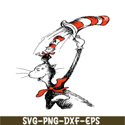 Cat On The Cat SVG, Dr Seuss SVG, Cat In The Hat SVG DS104122320
