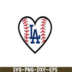 The Heart Of Los Angeles SVG, Major League Baseball SVG, MLB Lovers SVG MLB011223135