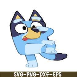 Funny Bandit SVG PDF PNG Bluey Character SVG Bluey Movie SVG