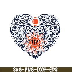 Love For Bengals SVG PNG EPS, NFL Team SVG, National Football League SVG