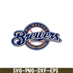 Milwaukee Brewers SVG, Major League Baseball SVG, MLB Lovers SVG MLB011223148