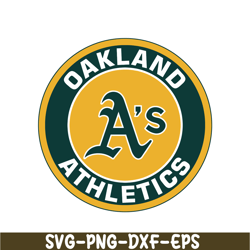 Oakland Athletics The Logo SVG, Major League Baseball SVG, Baseball SVG MLB204122343