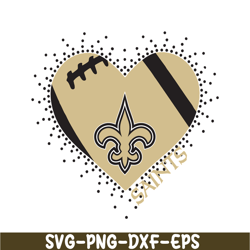 Saint Heart SVG PNG DXF EPS, Football Team SVG, NFL Lovers SVG