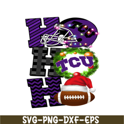 TCU Horned Frogs PNG Merry Christmas Football PNG NFL PNG